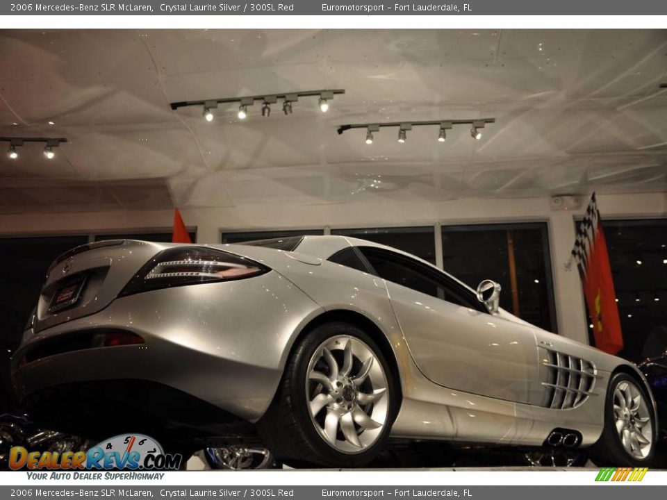 2006 Mercedes-Benz SLR McLaren Crystal Laurite Silver / 300SL Red Photo #33