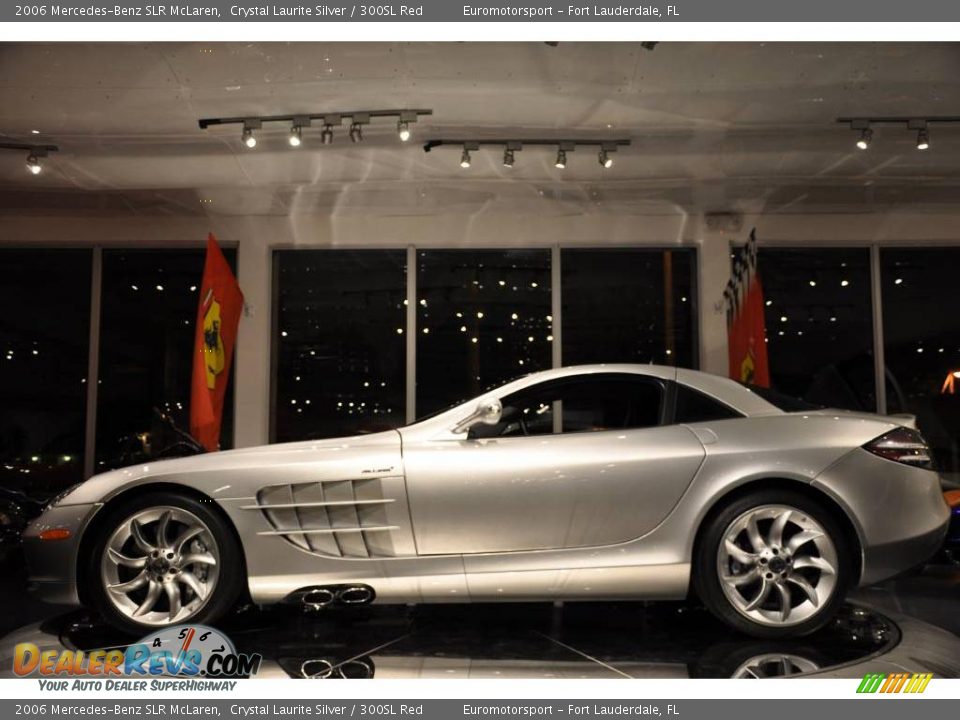 2006 Mercedes-Benz SLR McLaren Crystal Laurite Silver / 300SL Red Photo #34