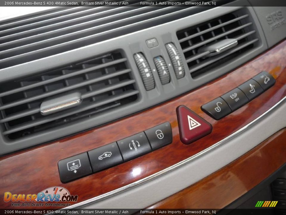 2006 Mercedes-Benz S 430 4Matic Sedan Brilliant Silver Metallic / Ash Photo #13