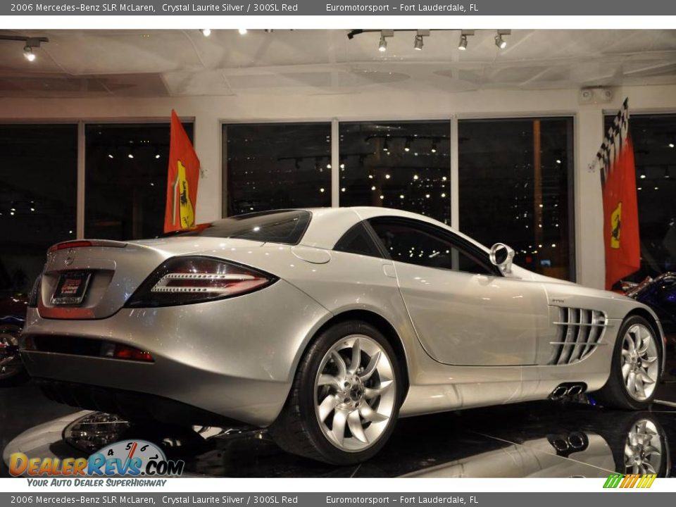 2006 Mercedes-Benz SLR McLaren Crystal Laurite Silver / 300SL Red Photo #35