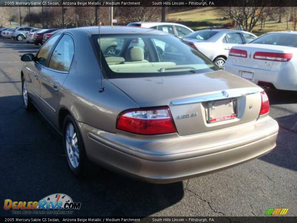 2005 Mercury Sable GS Sedan Arizona Beige Metallic / Medium Parchment Photo #2