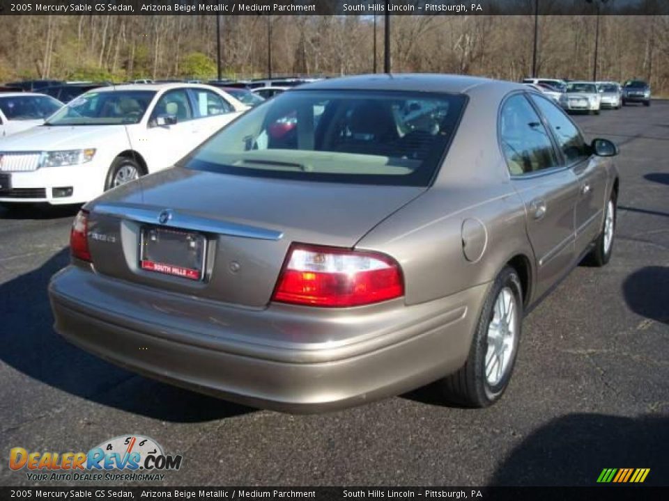 2005 Mercury Sable GS Sedan Arizona Beige Metallic / Medium Parchment Photo #4