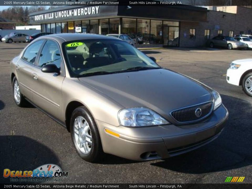 2005 Mercury Sable GS Sedan Arizona Beige Metallic / Medium Parchment Photo #5