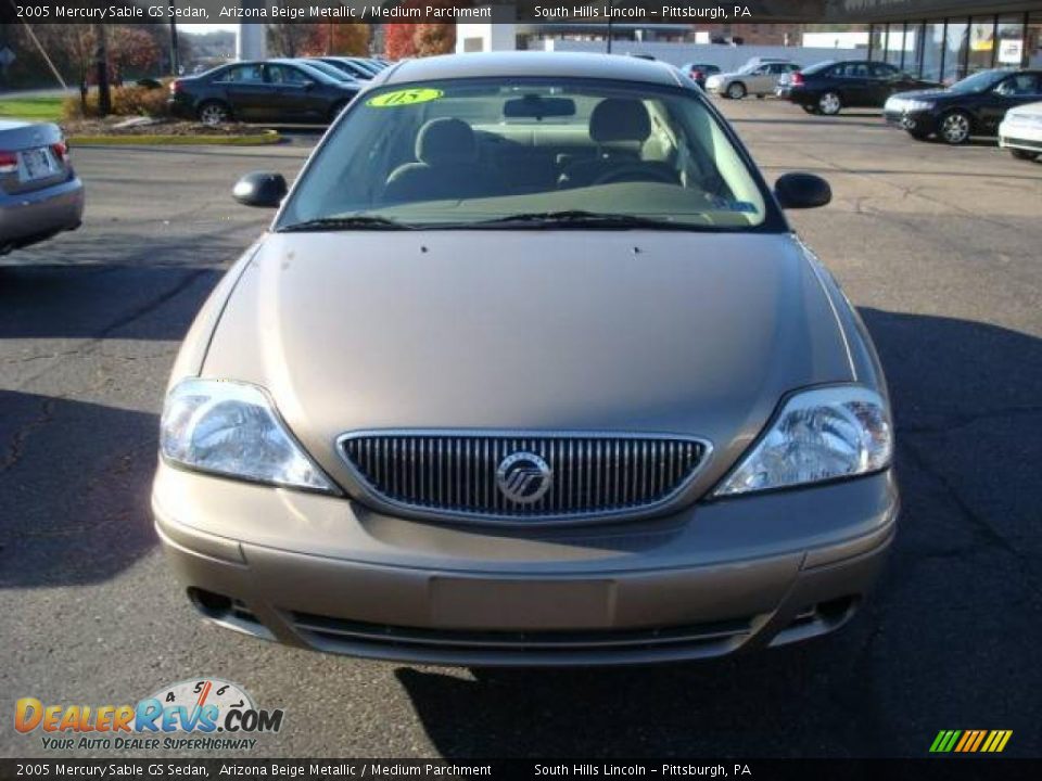 2005 Mercury Sable GS Sedan Arizona Beige Metallic / Medium Parchment Photo #6