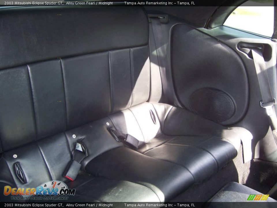 2003 Mitsubishi Eclipse Spyder GT Alloy Green Pearl / Midnight Photo #20