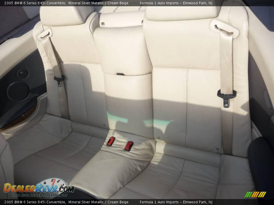 2005 BMW 6 Series 645i Convertible Mineral Silver Metallic / Cream Beige Photo #20