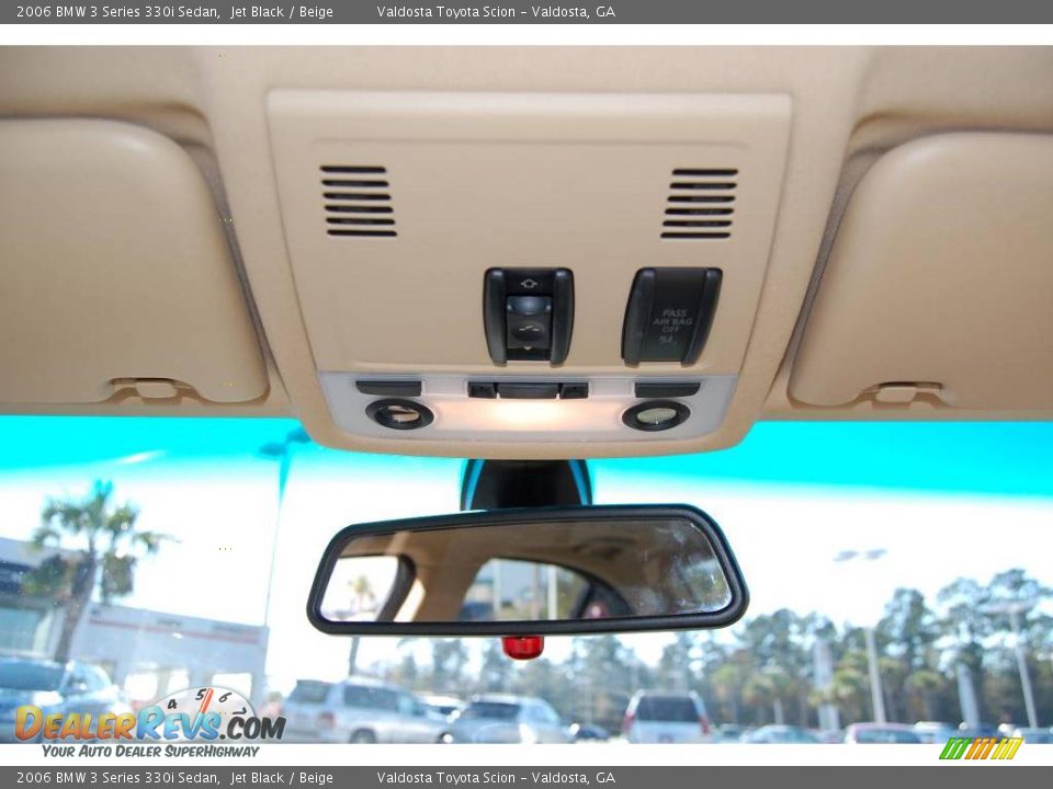 2006 BMW 3 Series 330i Sedan Jet Black / Beige Photo #16