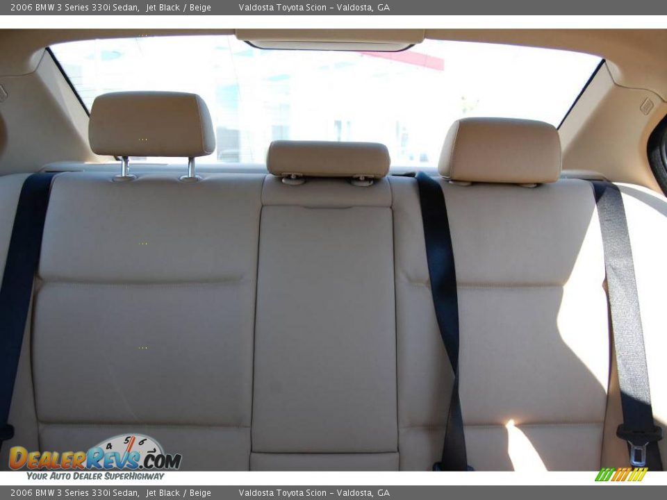2006 BMW 3 Series 330i Sedan Jet Black / Beige Photo #17