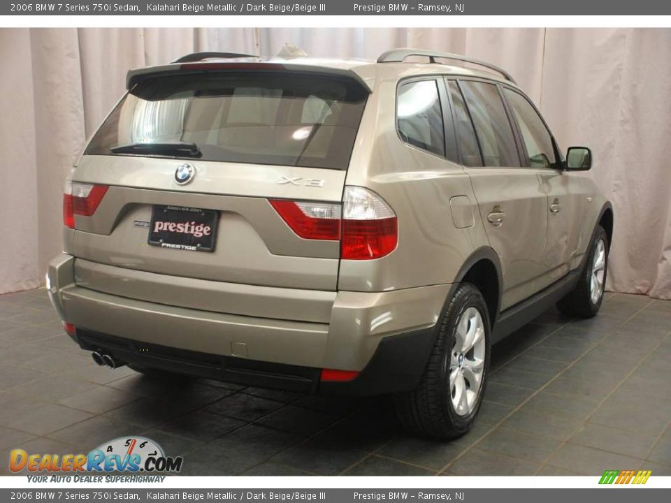 2006 BMW 7 Series 750i Sedan Kalahari Beige Metallic / Dark Beige/Beige III Photo #2