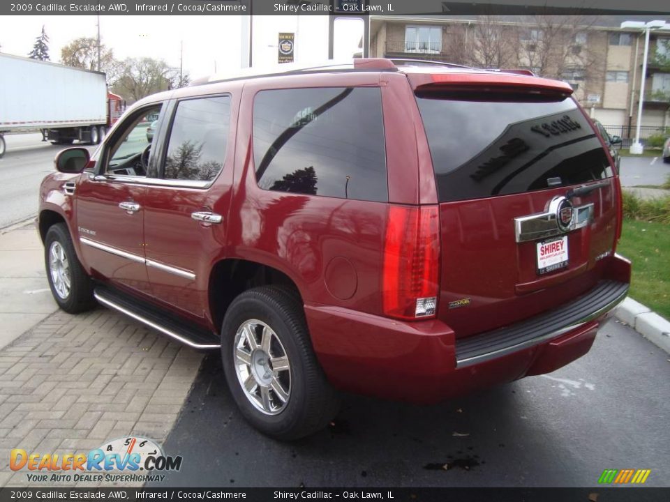 2009 Cadillac Escalade AWD Infrared / Cocoa/Cashmere Photo #6