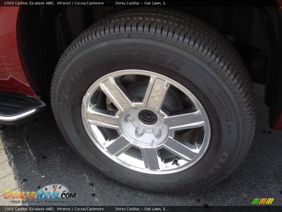2009 Cadillac Escalade AWD Infrared / Cocoa/Cashmere Photo #8