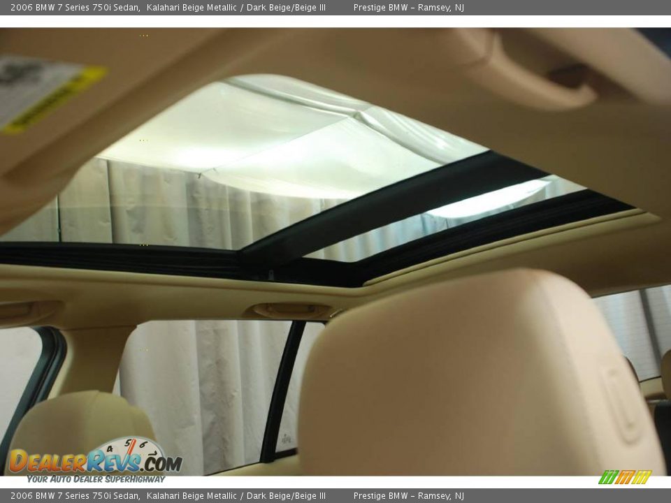 2006 BMW 7 Series 750i Sedan Kalahari Beige Metallic / Dark Beige/Beige III Photo #5