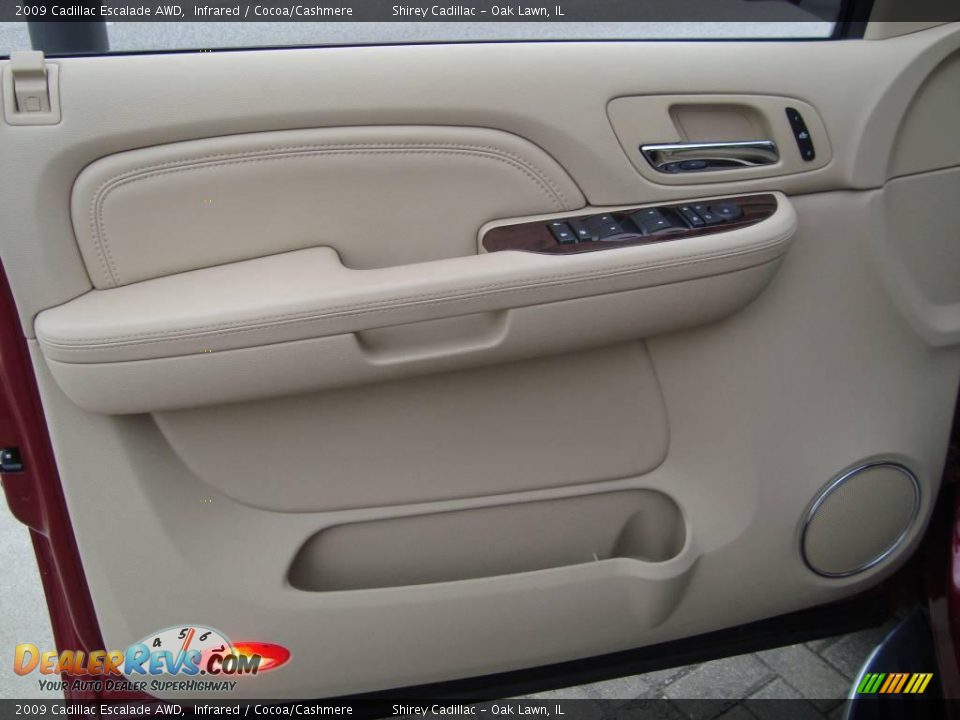 2009 Cadillac Escalade AWD Infrared / Cocoa/Cashmere Photo #11
