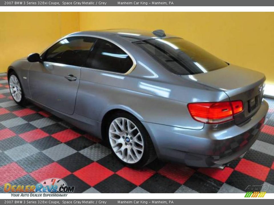 2007 BMW 3 Series 328xi Coupe Space Gray Metallic / Grey Photo #4