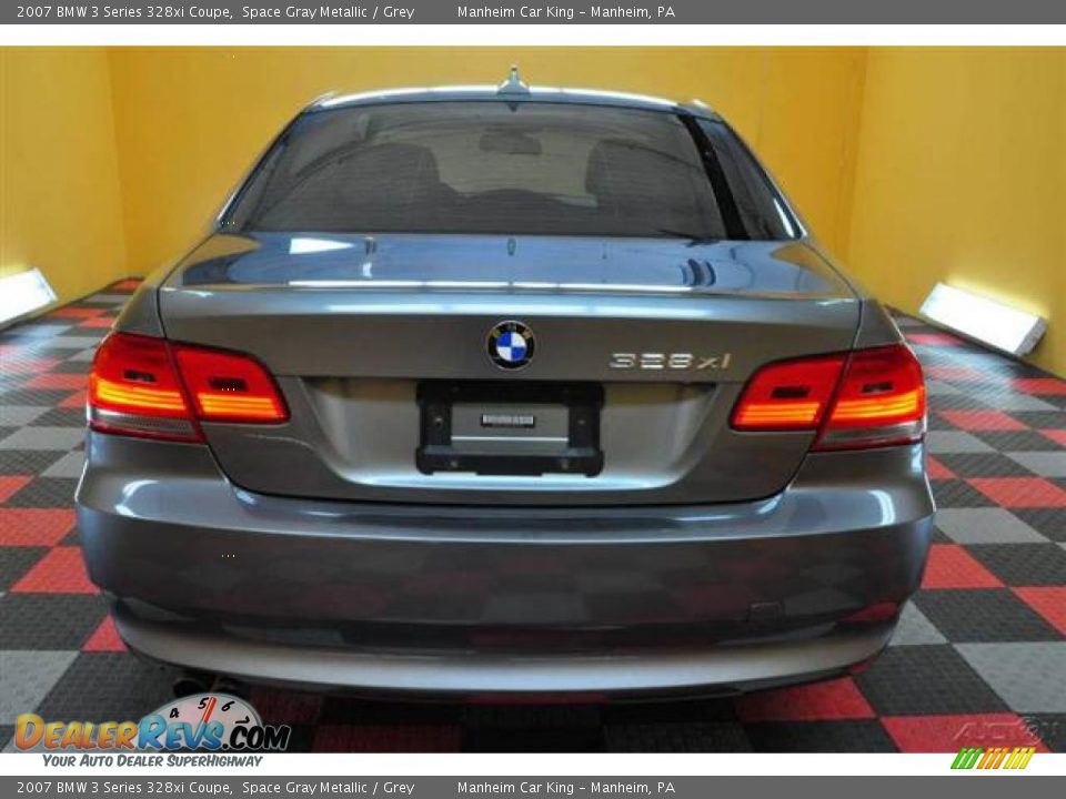 2007 BMW 3 Series 328xi Coupe Space Gray Metallic / Grey Photo #5