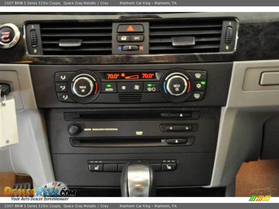2007 BMW 3 Series 328xi Coupe Space Gray Metallic / Grey Photo #9