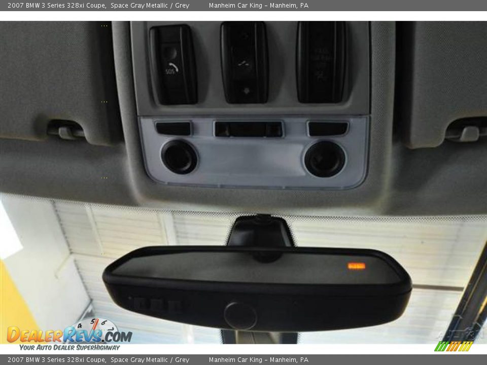 2007 BMW 3 Series 328xi Coupe Space Gray Metallic / Grey Photo #11