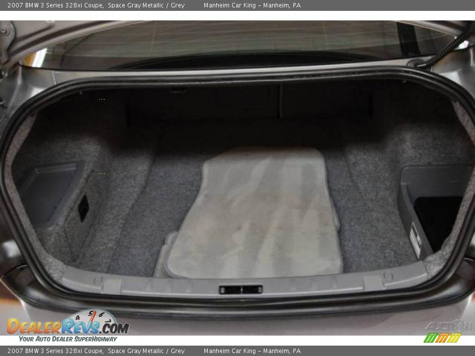 2007 BMW 3 Series 328xi Coupe Space Gray Metallic / Grey Photo #32