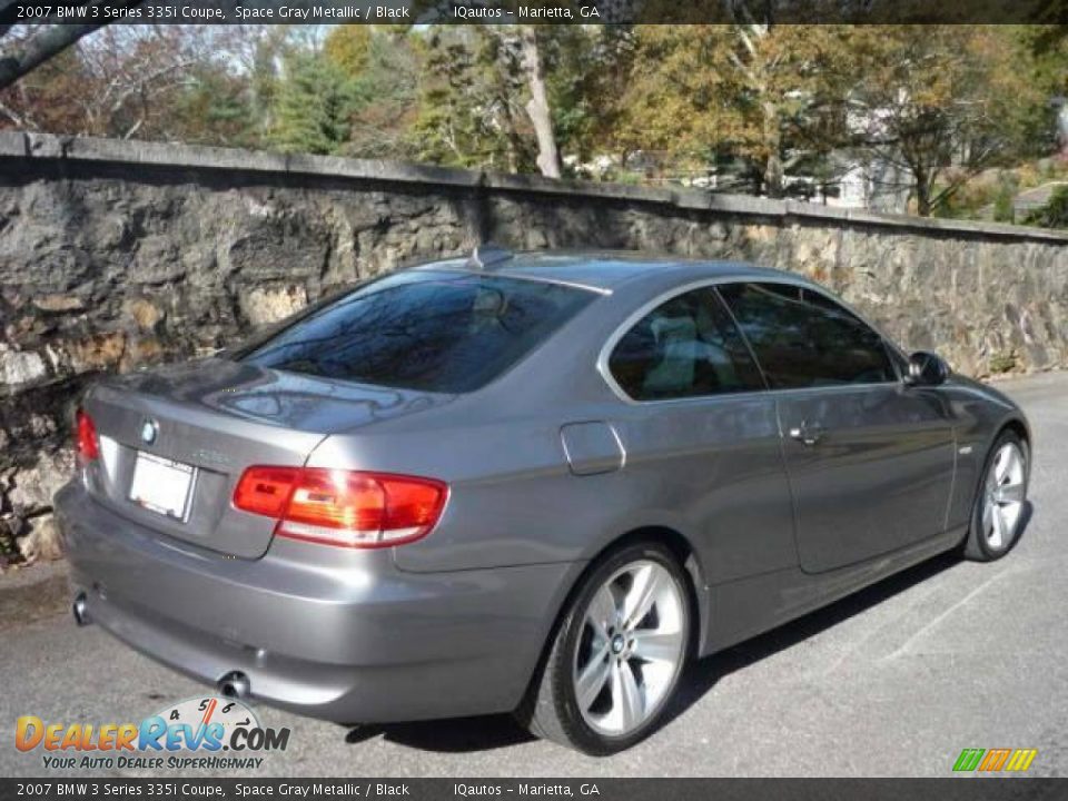 2007 BMW 3 Series 335i Coupe Space Gray Metallic / Black Photo #3
