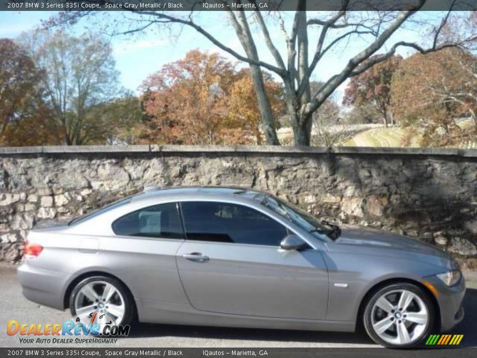 2007 BMW 3 Series 335i Coupe Space Gray Metallic / Black Photo #4
