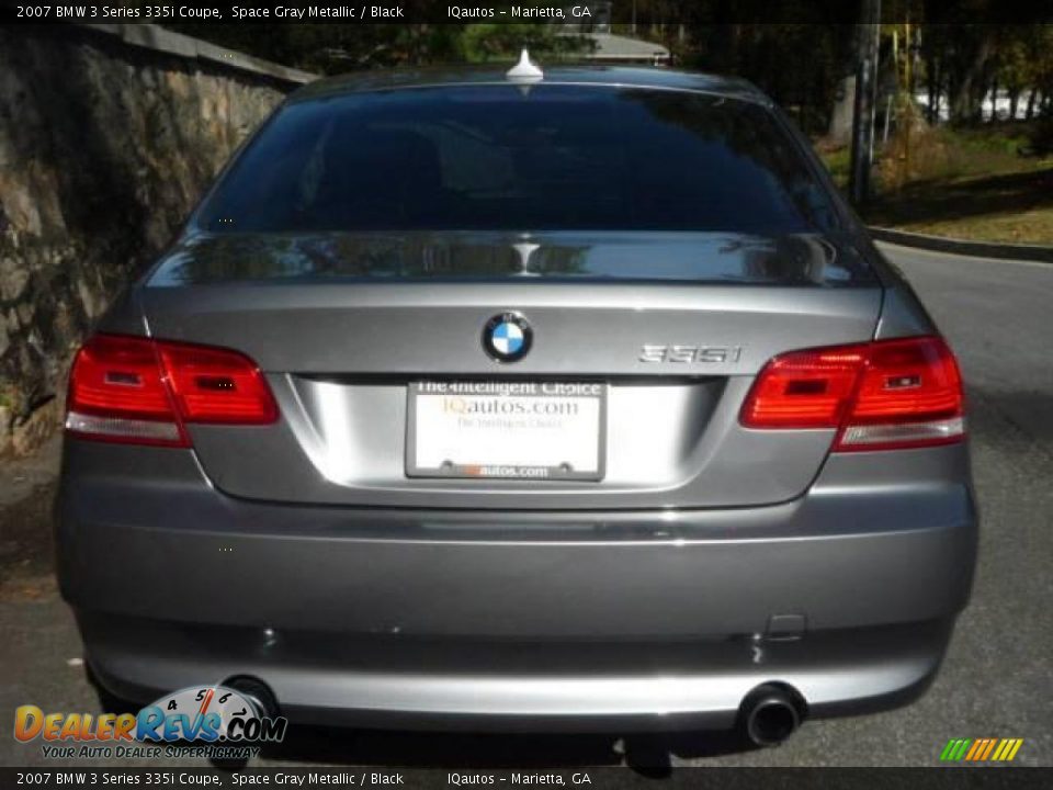 2007 BMW 3 Series 335i Coupe Space Gray Metallic / Black Photo #6