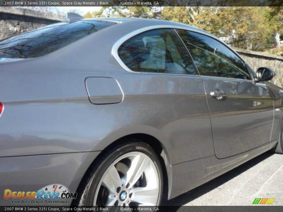 2007 BMW 3 Series 335i Coupe Space Gray Metallic / Black Photo #10
