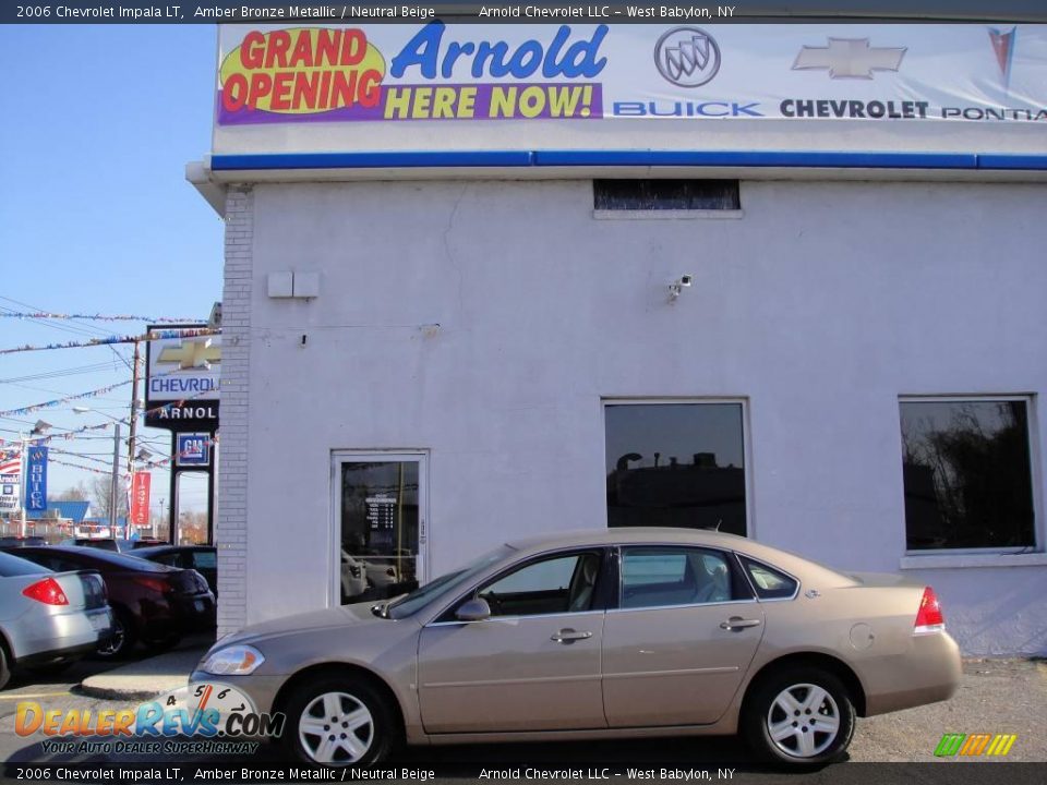 2006 Chevrolet Impala LT Amber Bronze Metallic / Neutral Beige Photo #3