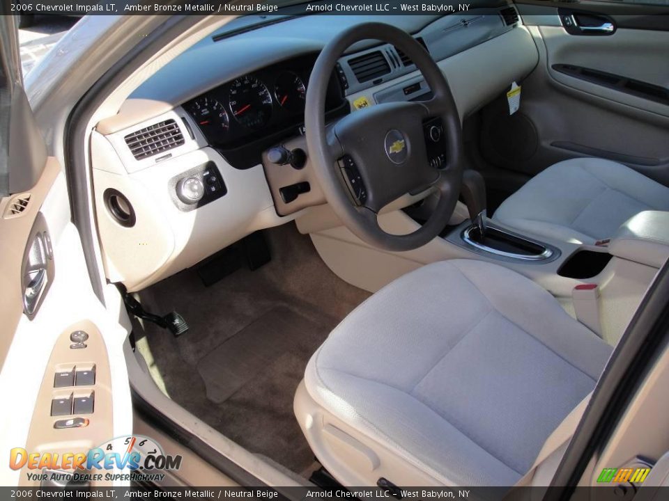 2006 Chevrolet Impala LT Amber Bronze Metallic / Neutral Beige Photo #9