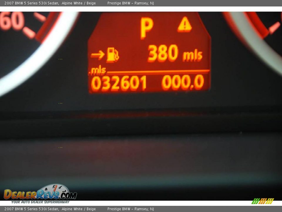 2007 BMW 5 Series 530i Sedan Alpine White / Beige Photo #9