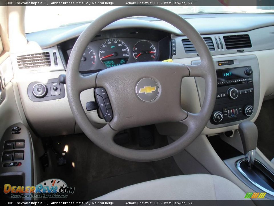 2006 Chevrolet Impala LT Amber Bronze Metallic / Neutral Beige Photo #10