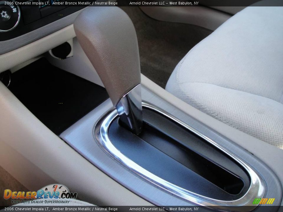 2006 Chevrolet Impala LT Amber Bronze Metallic / Neutral Beige Photo #13