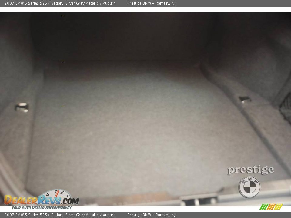 2007 BMW 5 Series 525xi Sedan Silver Grey Metallic / Auburn Photo #7