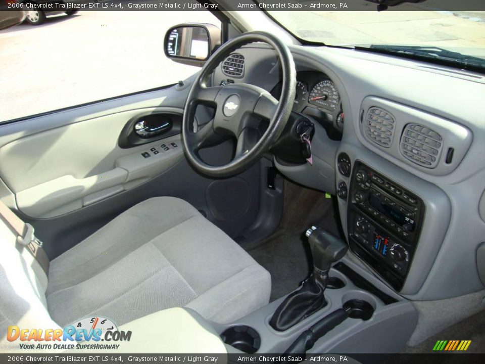 2006 Chevrolet TrailBlazer EXT LS 4x4 Graystone Metallic / Light Gray Photo #17