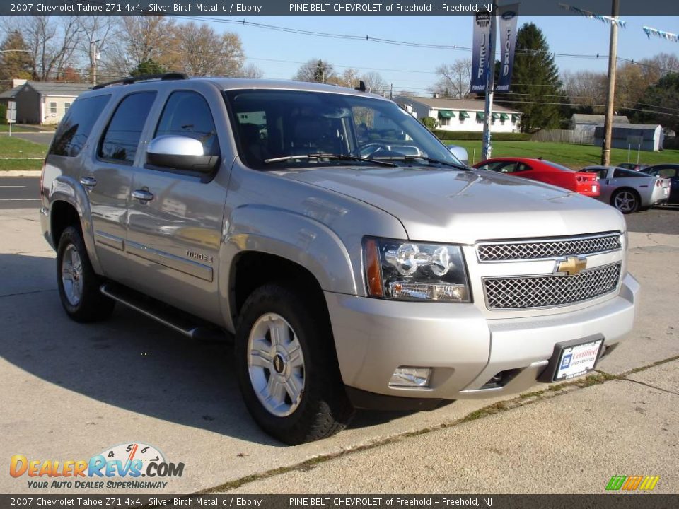 2007 Chevrolet Tahoe Z71 4x4 Silver Birch Metallic / Ebony Photo #2