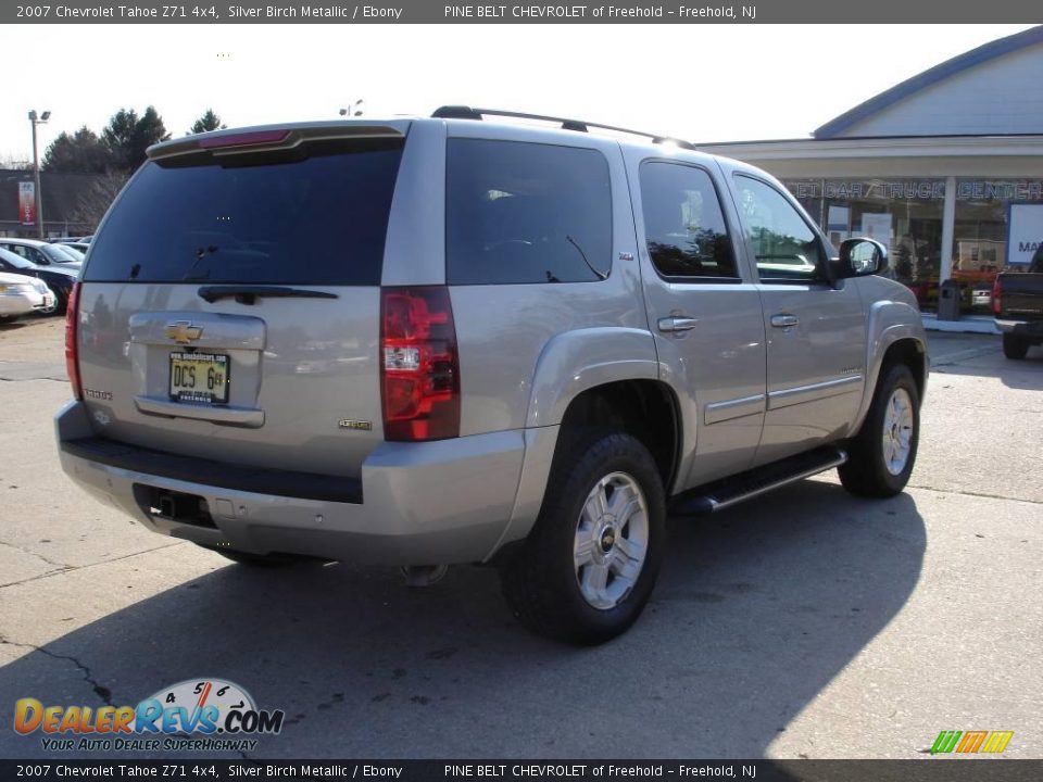 2007 Chevrolet Tahoe Z71 4x4 Silver Birch Metallic / Ebony Photo #4