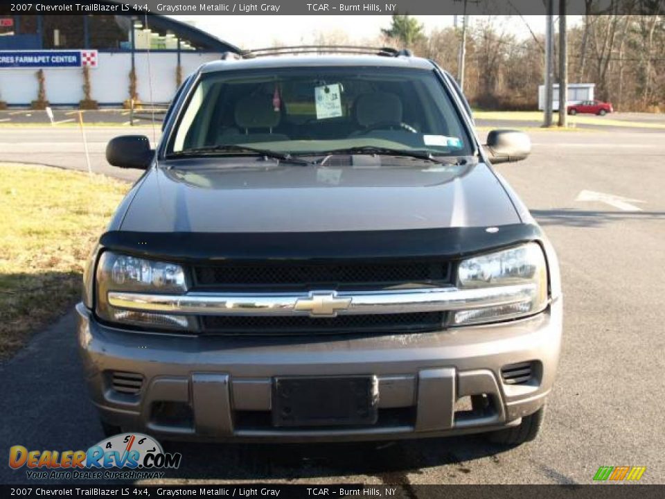 2007 Chevrolet TrailBlazer LS 4x4 Graystone Metallic / Light Gray Photo #3