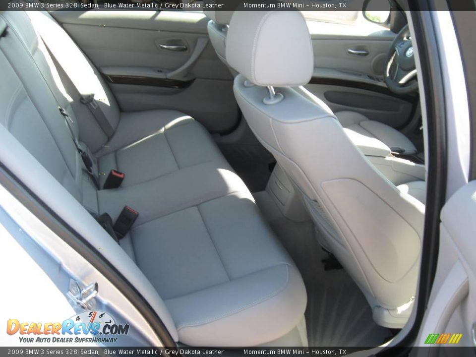 2009 BMW 3 Series 328i Sedan Blue Water Metallic / Grey Dakota Leather Photo #10
