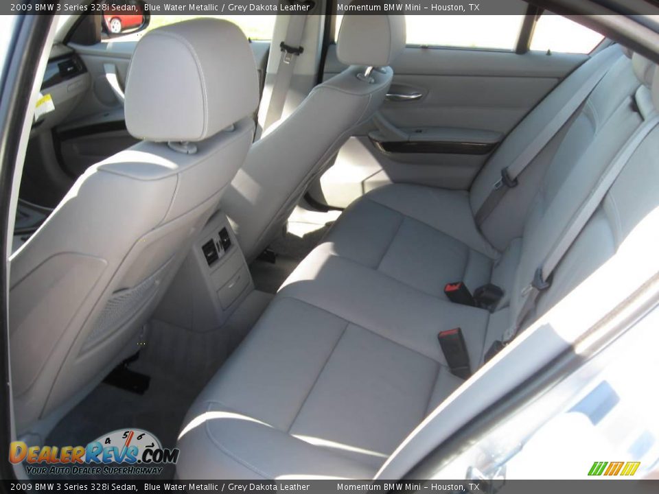 2009 BMW 3 Series 328i Sedan Blue Water Metallic / Grey Dakota Leather Photo #12