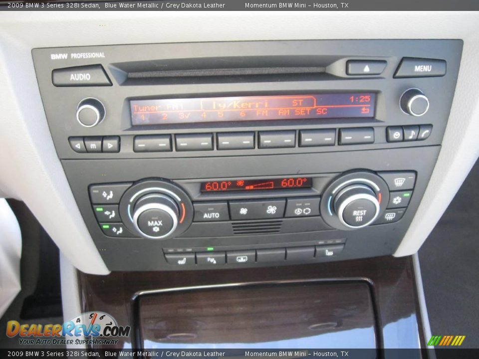 2009 BMW 3 Series 328i Sedan Blue Water Metallic / Grey Dakota Leather Photo #16