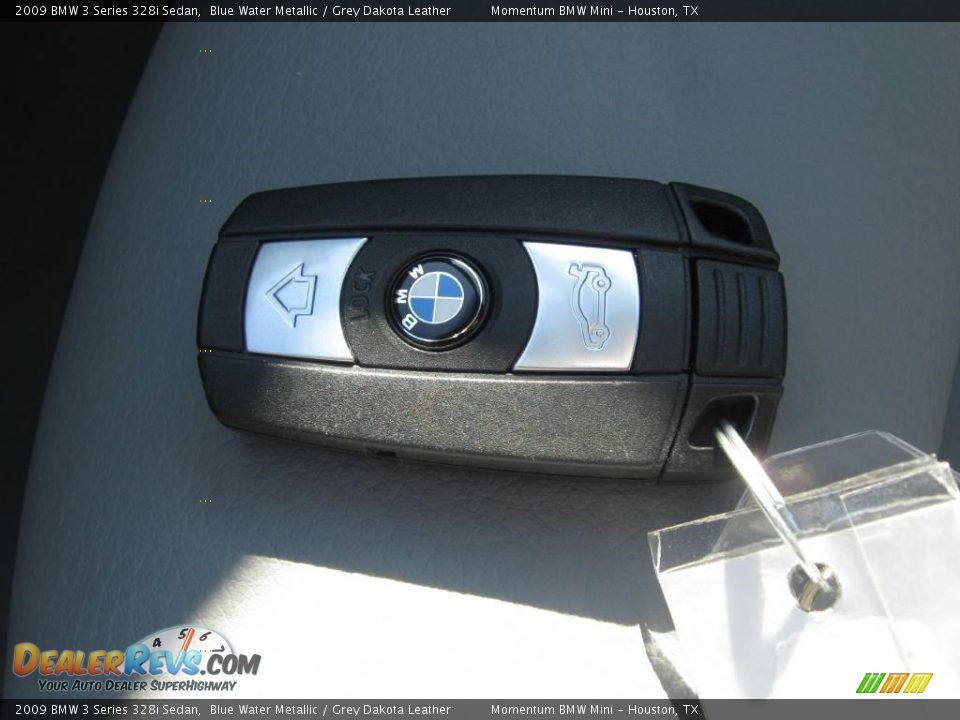 2009 BMW 3 Series 328i Sedan Blue Water Metallic / Grey Dakota Leather Photo #20