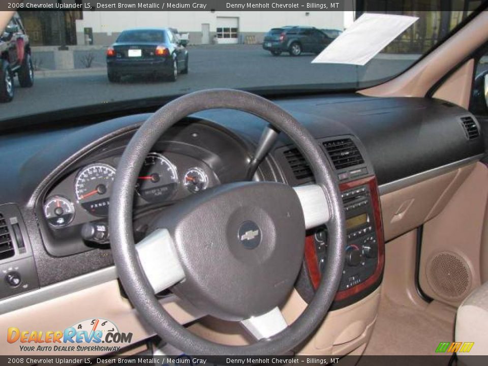 2008 Chevrolet Uplander LS Desert Brown Metallic / Medium Gray Photo #11