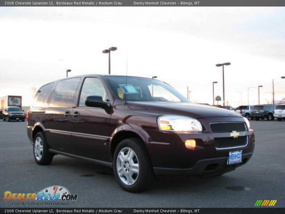 2008 Chevrolet Uplander LS Bordeaux Red Metallic / Medium Gray Photo #3