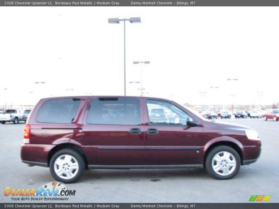 2008 Chevrolet Uplander LS Bordeaux Red Metallic / Medium Gray Photo #4