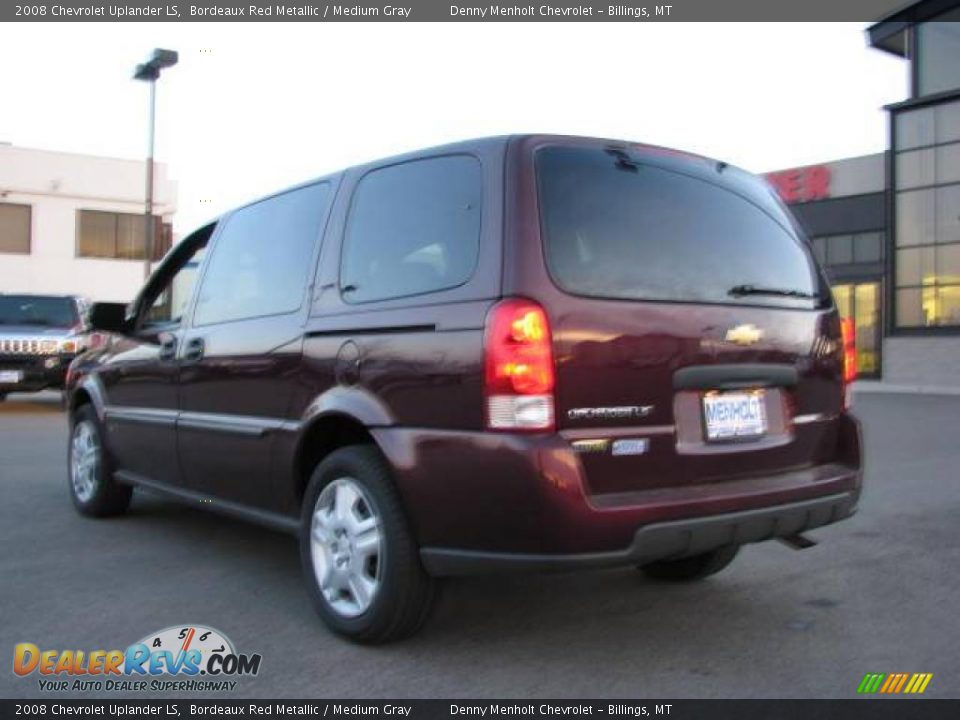 2008 Chevrolet Uplander LS Bordeaux Red Metallic / Medium Gray Photo #6