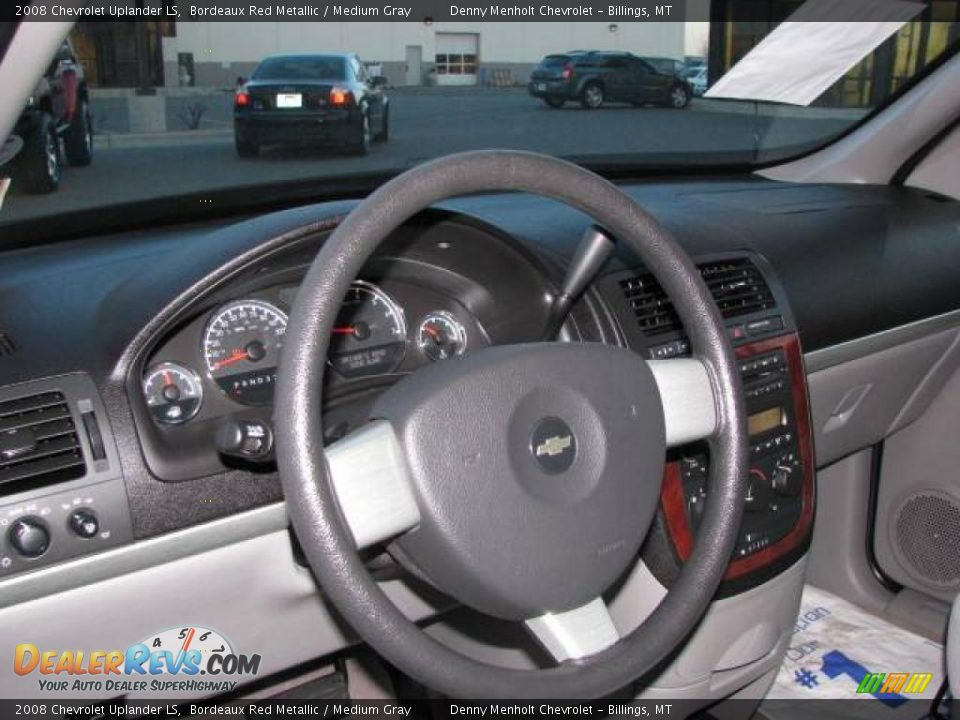 2008 Chevrolet Uplander LS Bordeaux Red Metallic / Medium Gray Photo #10