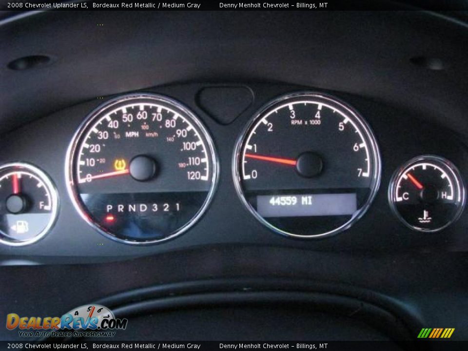 2008 Chevrolet Uplander LS Bordeaux Red Metallic / Medium Gray Photo #12