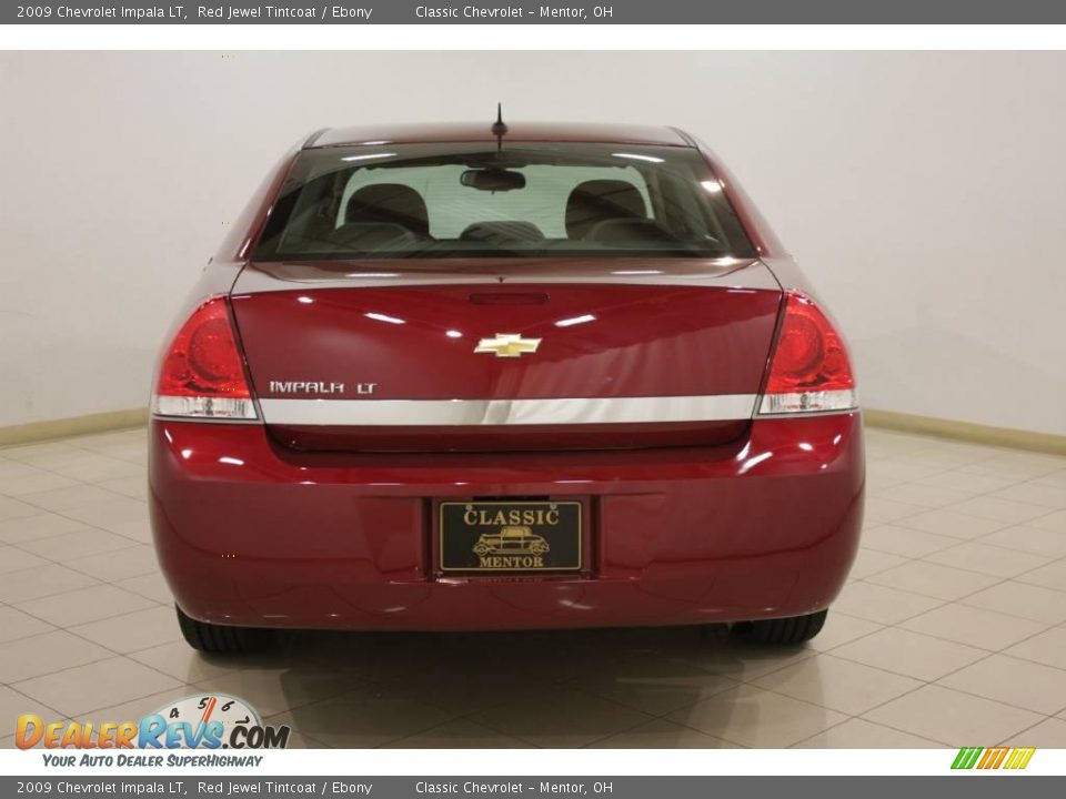 2009 Chevrolet Impala LT Red Jewel Tintcoat / Ebony Photo #6