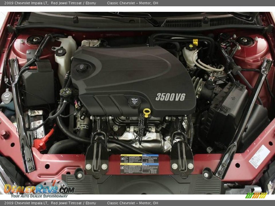 2009 Chevrolet Impala LT Red Jewel Tintcoat / Ebony Photo #18