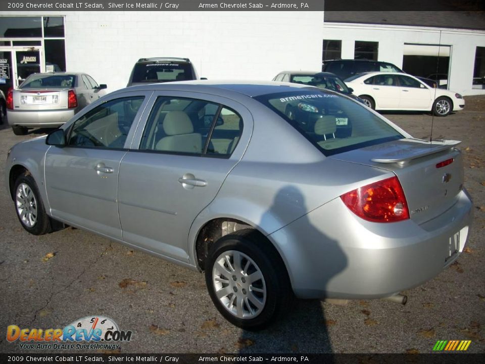 2009 Chevrolet Cobalt LT Sedan Silver Ice Metallic / Gray Photo #3
