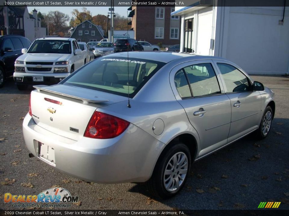 2009 Chevrolet Cobalt LT Sedan Silver Ice Metallic / Gray Photo #5